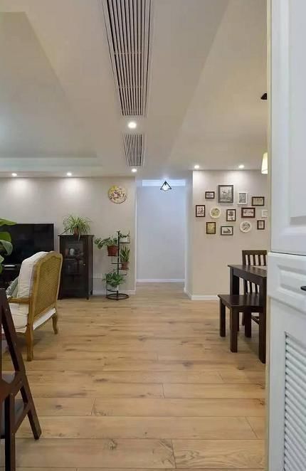 美式|118㎡简约美式三室两厅，浴霸灯还可以这样装，太聪明了！