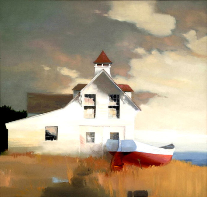 英伦风光@明快自然的英伦风光:画家保罗·斯通的绘画作品欣赏