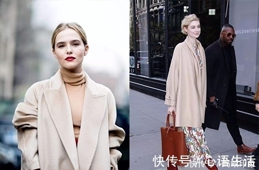 女人|穿腻了黑白灰?黄皮肤的女人,这3种“颜色”的大衣,显白真明显