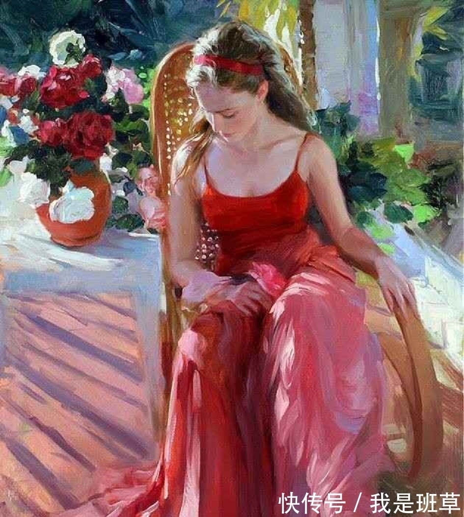 绘画@前苏联大兵艺术家心中对女性的讴歌与赞美,沃列戈夫的女性人物画