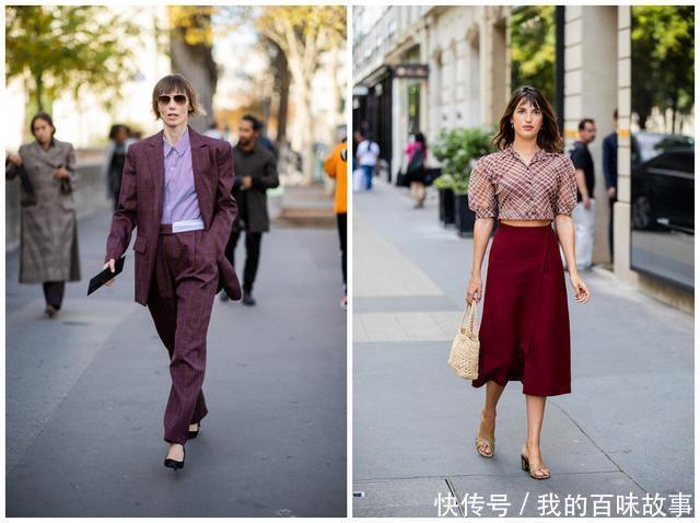 黑白灰不流行了,双色搭配更显高级,就连白色也能穿出新鲜感