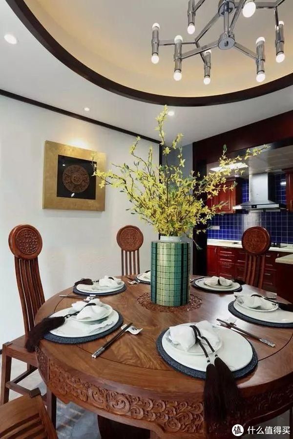 禅意|河南中年夫妻的养老大宅，219㎡中式别墅，入户后，处处诗情画意