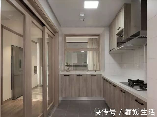 玄关|127㎡混搭新居,进门全景玄关,阳台改茶室,太迷人了