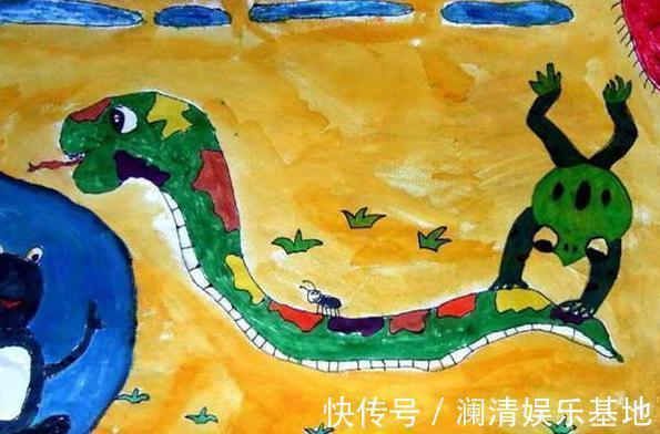 心理医生&7岁女儿钟爱画蛇并获奖,家长正洋洋得意,老师看后却说:报警吧