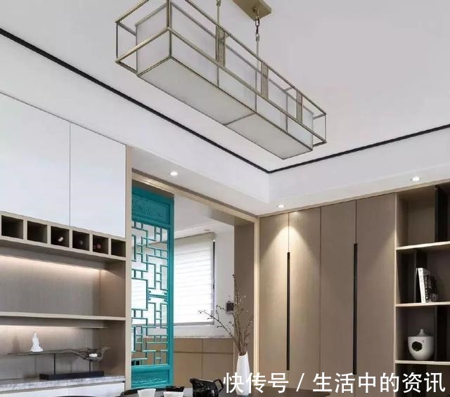 过道|130㎡新中式4室,过道打嵌入式收纳柜,风靡朋友圈!