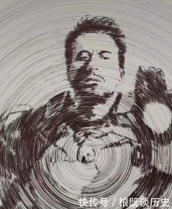 脑洞&美术生拿圆规画钢铁侠,被吐槽是恶搞,看到成品后:神仙脑洞