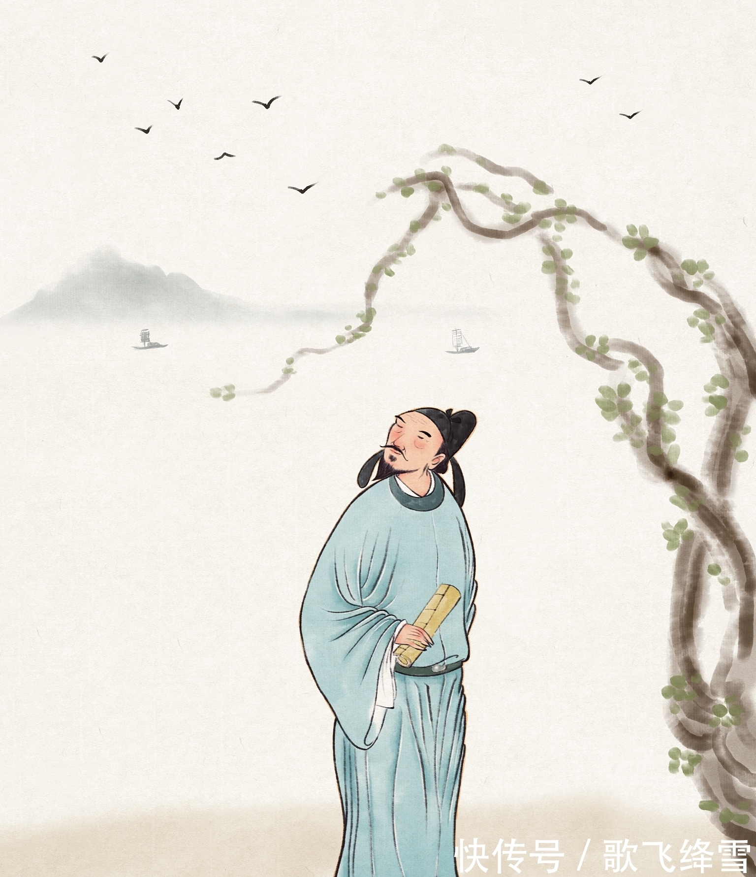 流水&古时候“时间过得很慢”:为什么这三首古诗里的久别重逢感人至深