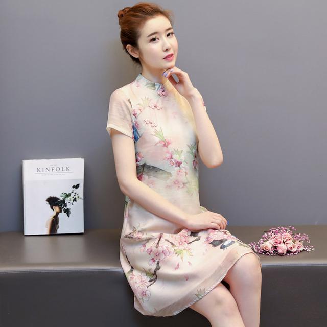 立领|中国风改良旗袍,妈妈穿的舒心,我们也就放心