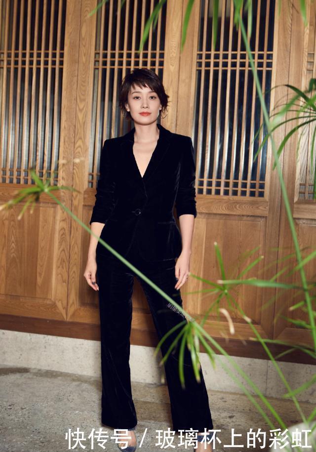 马伊琍|马伊琍又剪头发,波波头变“狗啃短发”太有女人味,别人驾驭不了