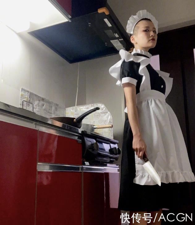 咲夜|听说女仆装是贤惠的象征,有位小姐姐出了COS,感觉杀气腾腾啊