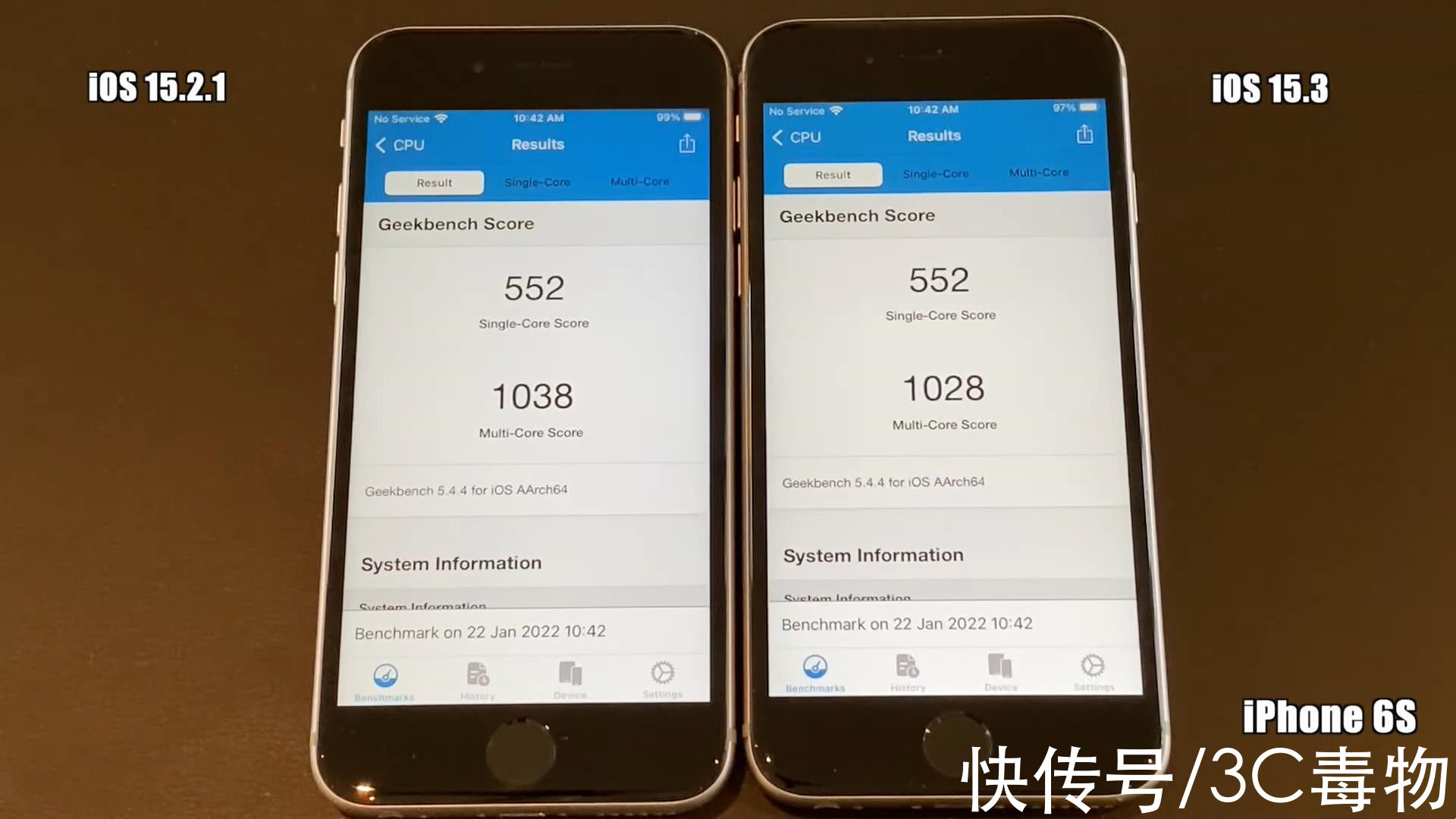 单核|iOS15.3升级后表现如何？8部iPhone实测，这几部不建议升级