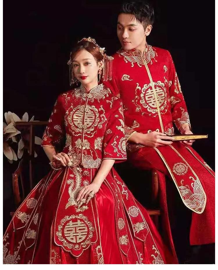 中国女性|秀禾旗袍虽是一件嫁衣,许一世情,中国女性含蓄婉约展现东方韵致
