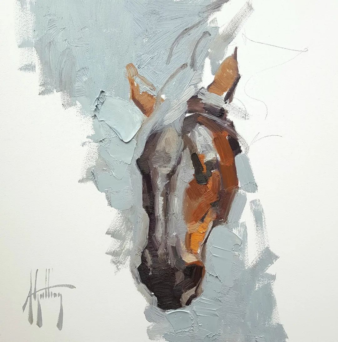 画家|美国90后美女画家,画马堪称一绝!