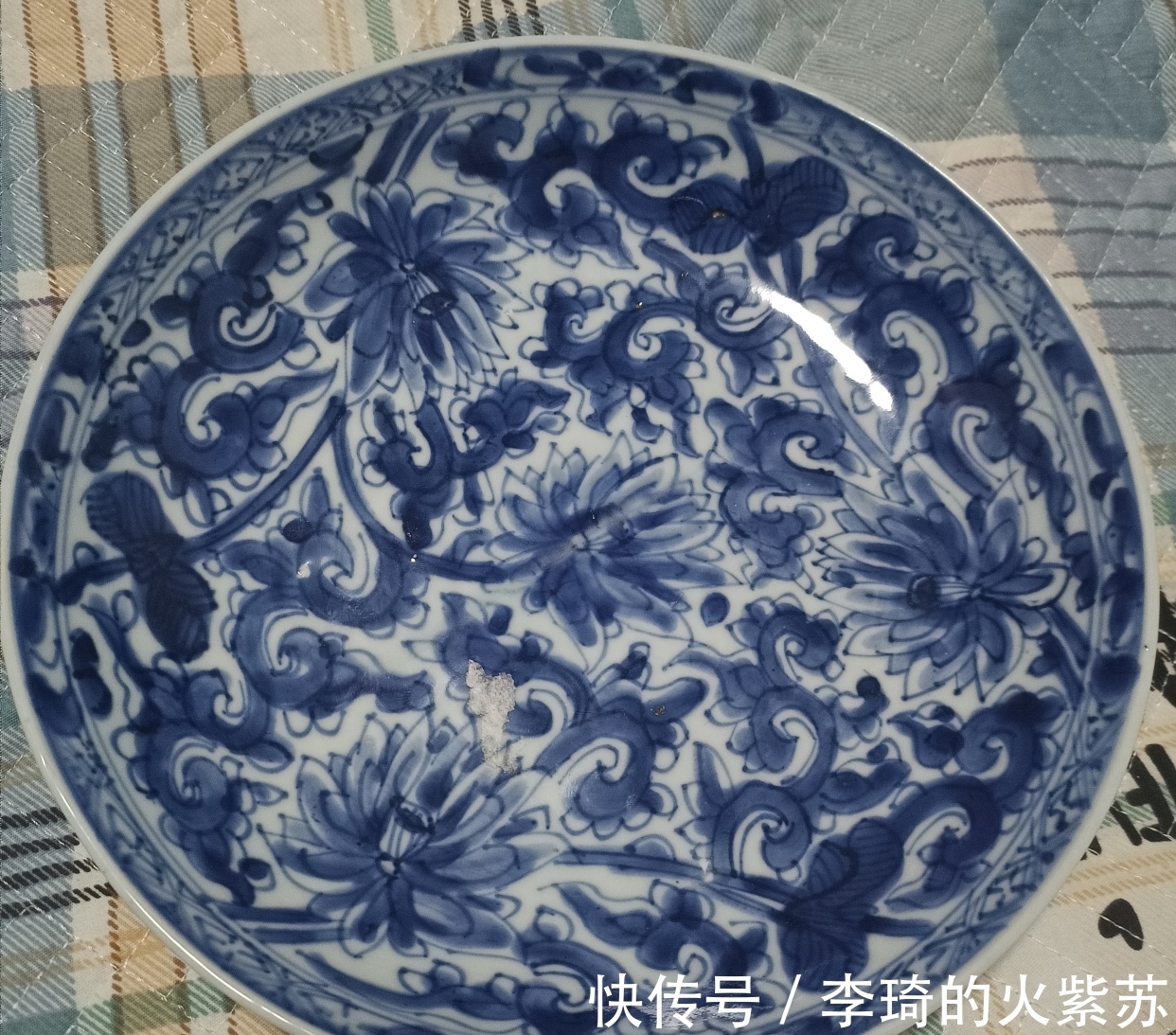 复窑@崔凯:青花盘,复窑品