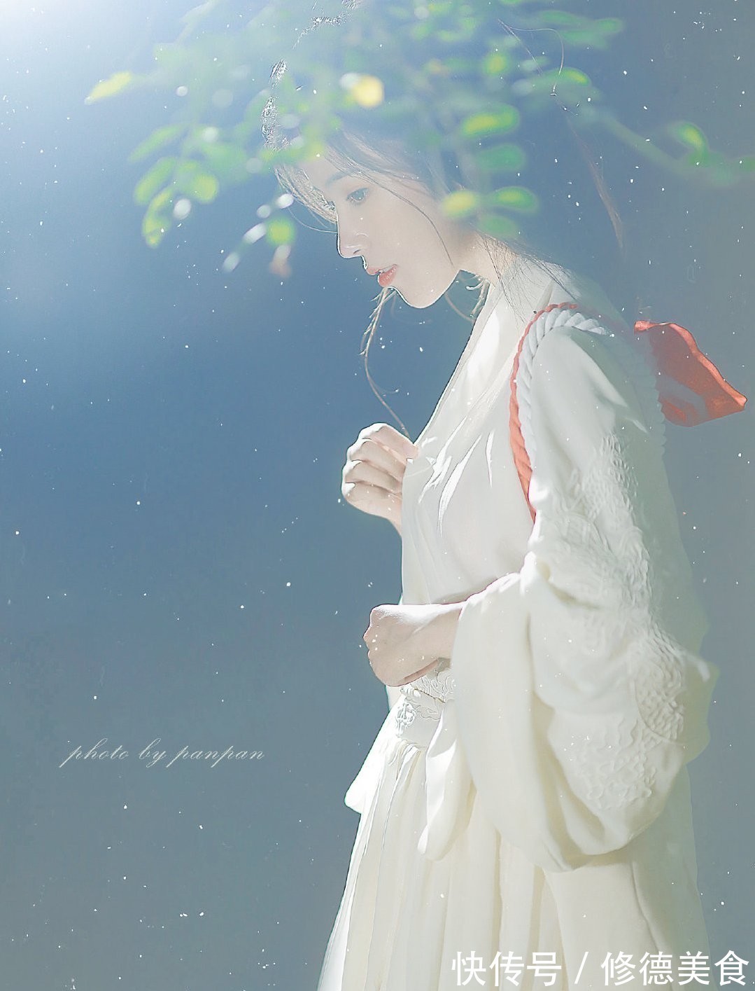 汉服|“神明少女”风格的汉服也太美了，优雅又清冷，怪不得女生都爱穿