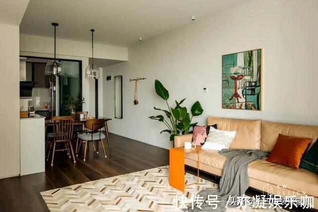 浴室柜|客厅没有茶几,空间却瞬间高级?看看她74㎡的家是怎么做的