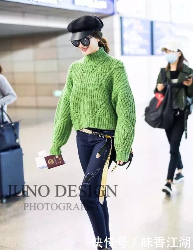 今年最火高领毛衣+大衣,才是秋冬绝配!