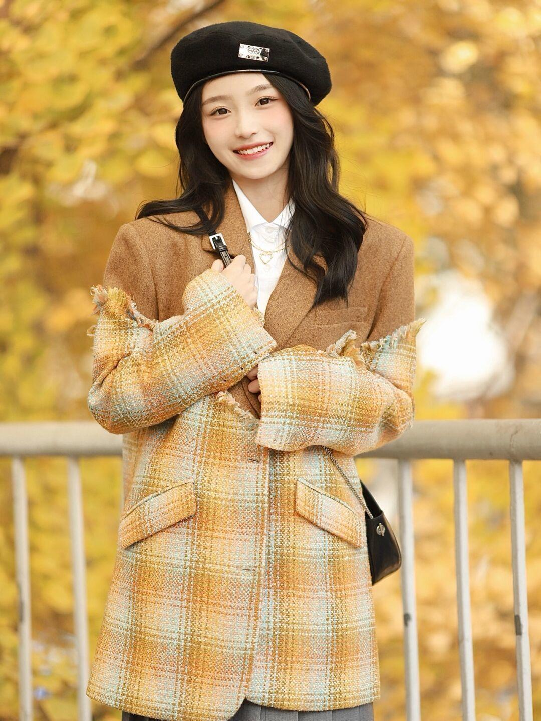 黄黑皮|冬天职场通勤怎么穿?看看这些干练利落的“西装”搭配,时髦精致