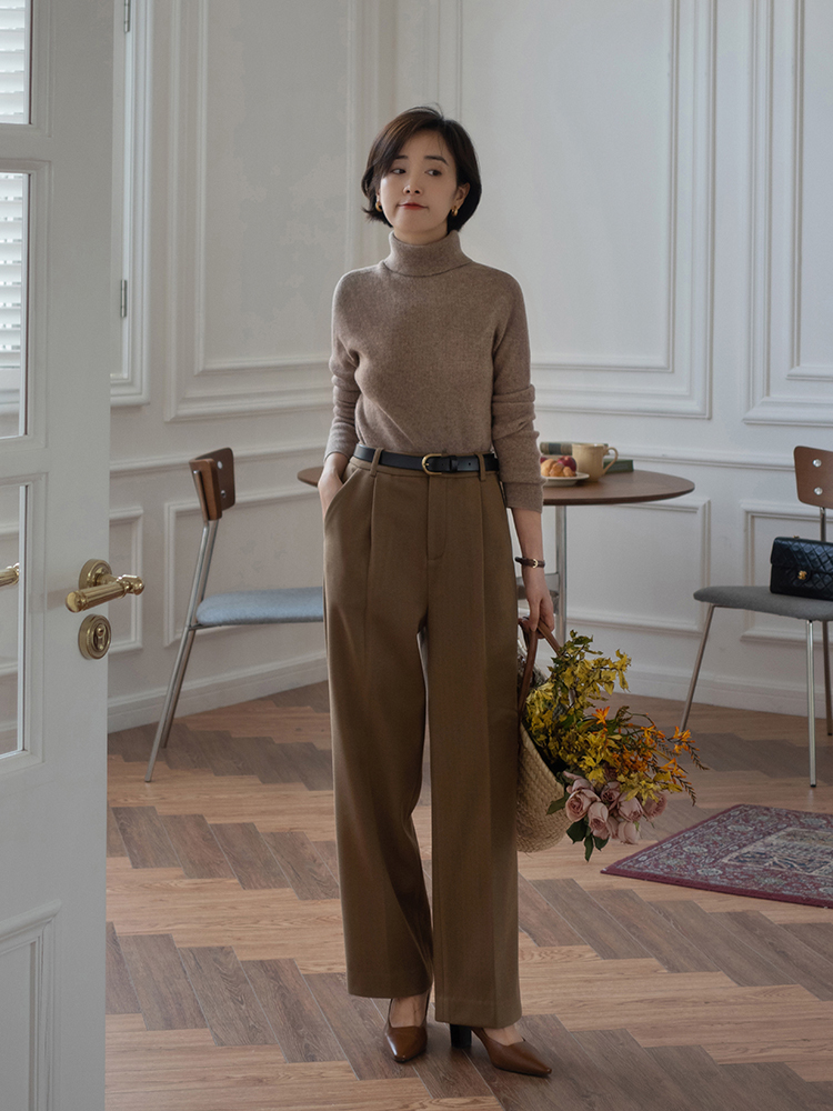 半身裙|步入中年后要学会的“针织衫”搭配,看这位博主就够了,chic优雅