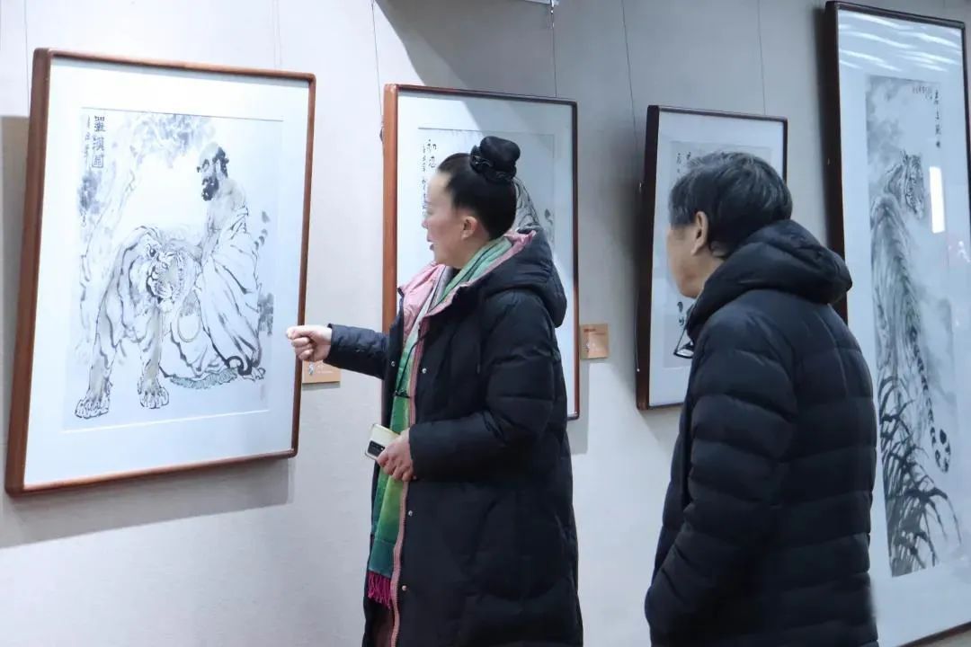 美术家协会#“虎虎生气——何业琦中国水墨画展”在陶氏艺术馆温暖开幕