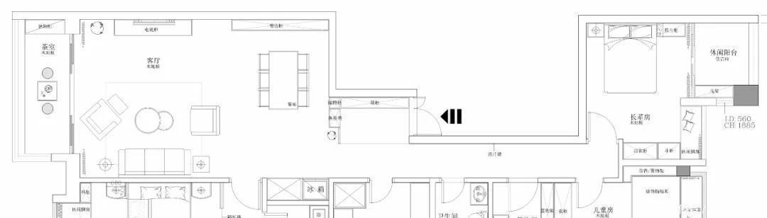 玄关|180平简约大宅,一入内便被玄关迷住,客餐厅设计太漂亮了晒晒