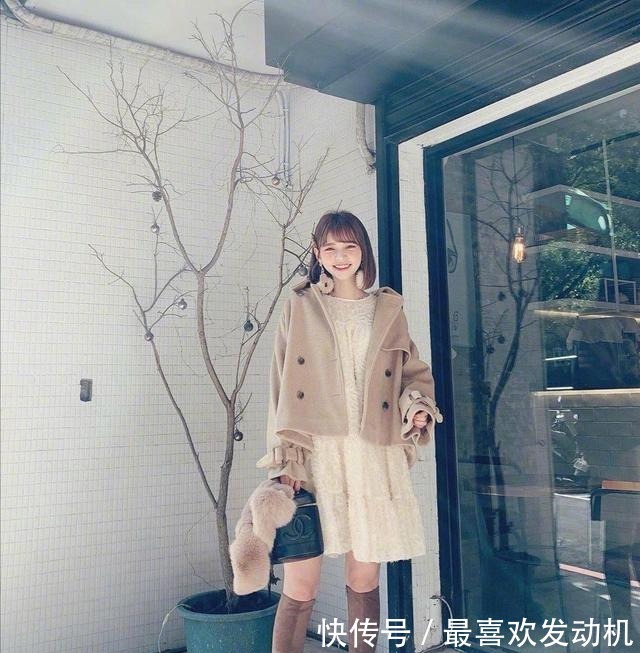 蕾丝|日本155小个子网红春季穿搭，显高显瘦又洋气，时髦温暖又甜美！
