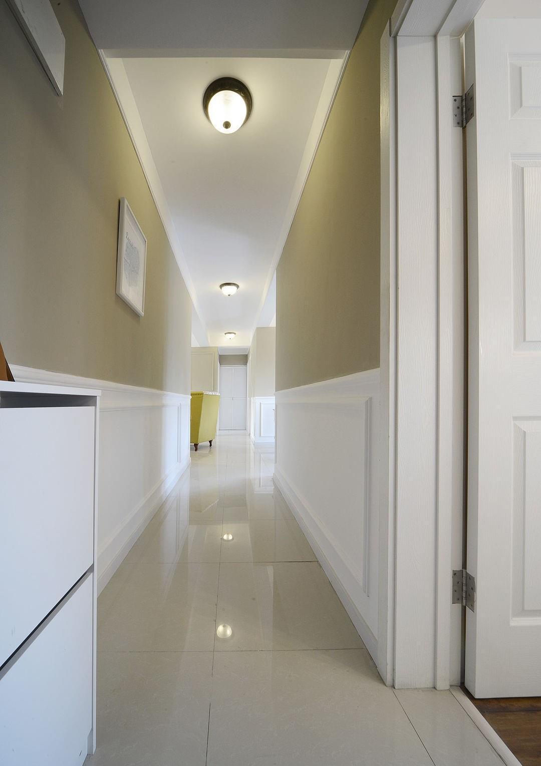 实木|简约的美式三居室，每一处都很精致大方，窗帘杆的选择更是独特