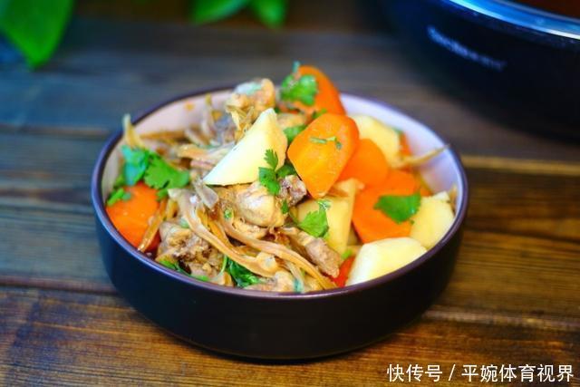 干竹笋|做炖菜食用不要太单一,5种食材混合搭配有荤有素,多吃也不腻