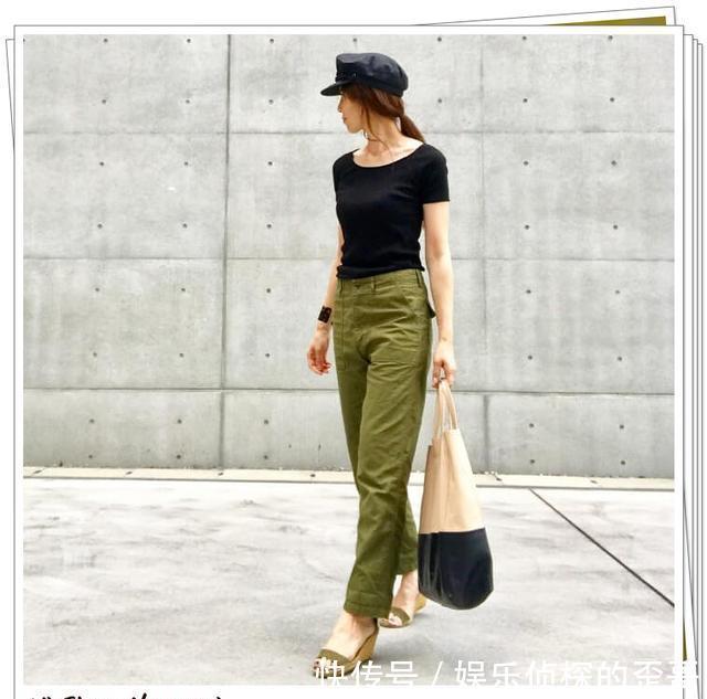 T恤|黑色T恤的搭配示例,更时尚的穿搭参考