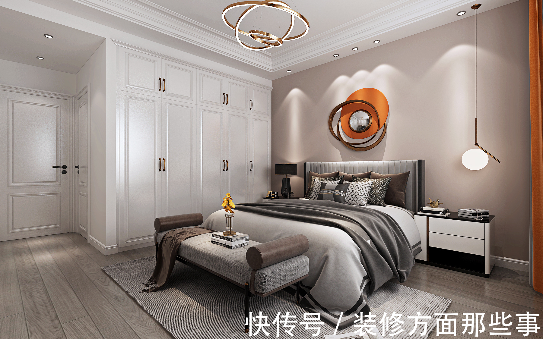 二居室|91平现代风二居室,删减掉过多的装饰,简约与实用并重