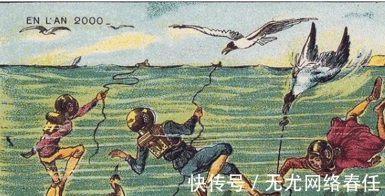 理发店|1900年法国人画出21世纪的世界,竟然给中国人画了一条辫子