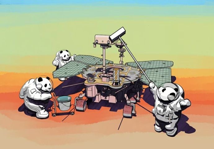 科技辅导员 中国科技馆科技辅导员倾情献声表白“祝融”,为中国航天喝彩!