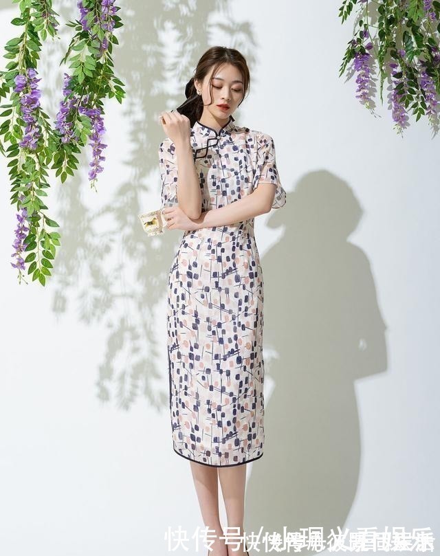 气质 入夏穿“旗袍”炸街,优雅高级显气质,30+女人都看好了
