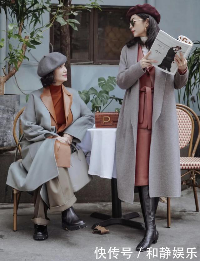 50岁的女人穿搭要做减法,冬季学三木母亲这样穿,优雅又高级
