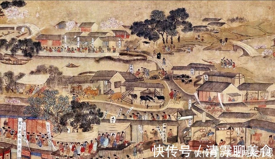 清明上河图&500年前一幅古画，放大10倍，竟然发现了一个戴眼镜的男人！