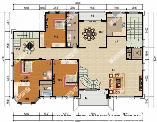 豪宅|两栋建在农村的多层豪宅,都带电梯设计,每层一户均有厨房