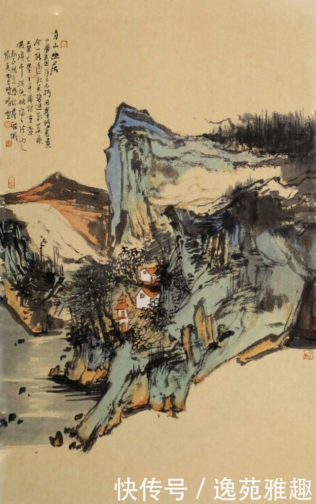 以山水为|「画作欣赏」会当凌绝顶,一览众山小,画家武春玉作品欣赏