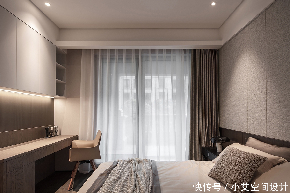 软装|180平现代风格软装设计,打造湖畔精致生活