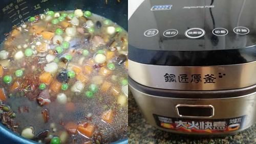  红米八宝饭，好吃的关键在浸泡，时间不同，味道才会好