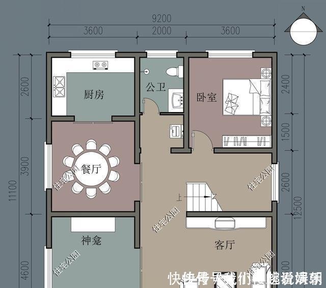 来平|宅基地占地100来平，农村建房就看这3套户型，省钱实用