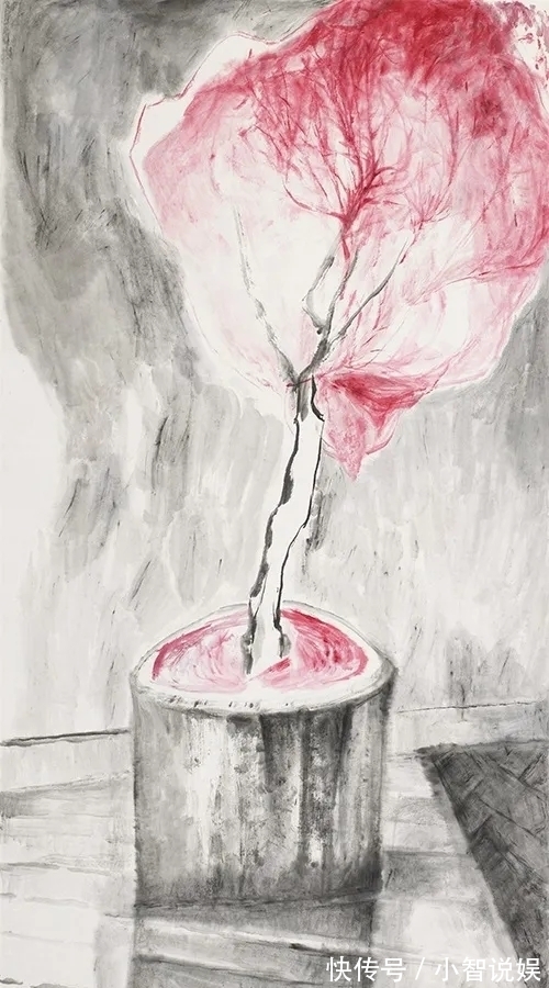 刘芳&当代国画|花非花墨非墨,刘芳的水墨花卉