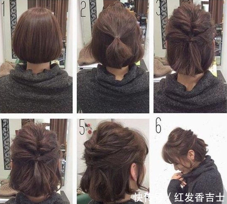 短发编发教程图解步骤,喜爱编发的女生看过来哦