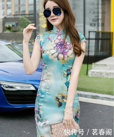 旗袍|时尚旗袍高跟鞋妹子车模身材优美撩人