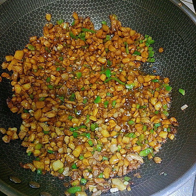 茄子肉丁打卤面