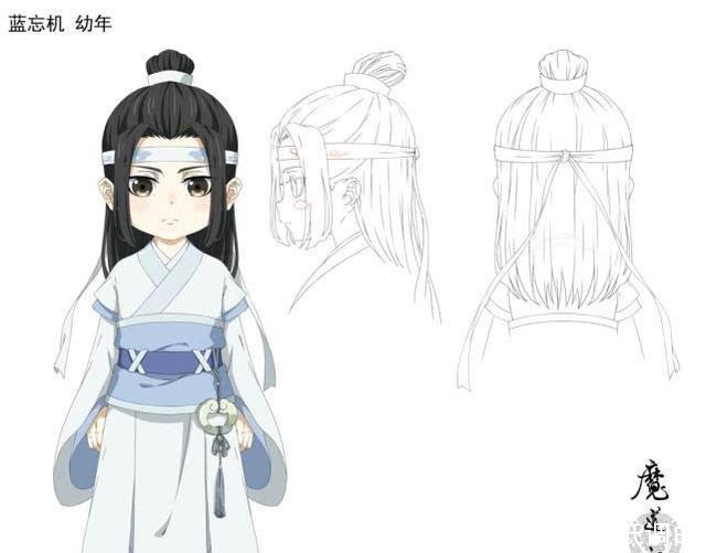 魔道祖师,蓝忘机童年露脸照终于来了,从小帅到大不是说说而已