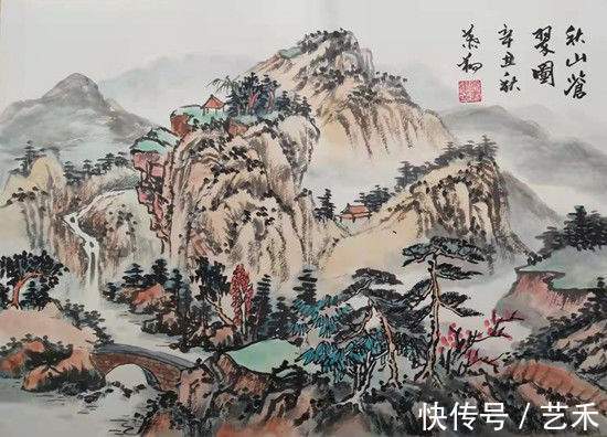 一等奖!徐慕翔——中国当代德艺双馨艺术家丨远景收眼底 动中藏恬静