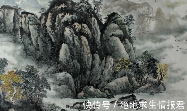 野水溪云处处愁|“荒村古岸谁家在，野水溪云处处愁”，诗人写战后景象，情怀忧伤