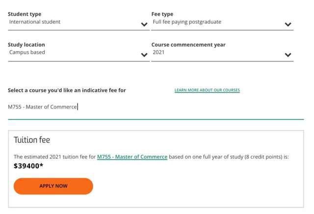 学费|2021年澳洲大学学费公布！最高突破五万刀