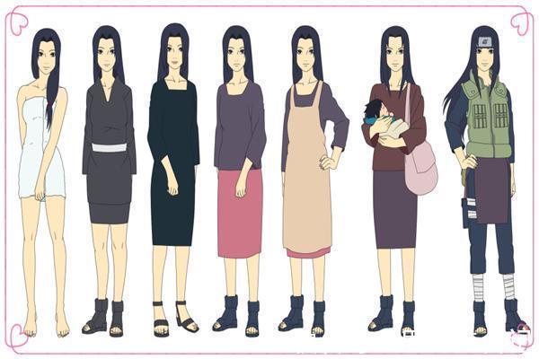 小樱|火影忍者:木叶妈妈的颜值变化,雏田妈妈越看越美,她一直是大妈