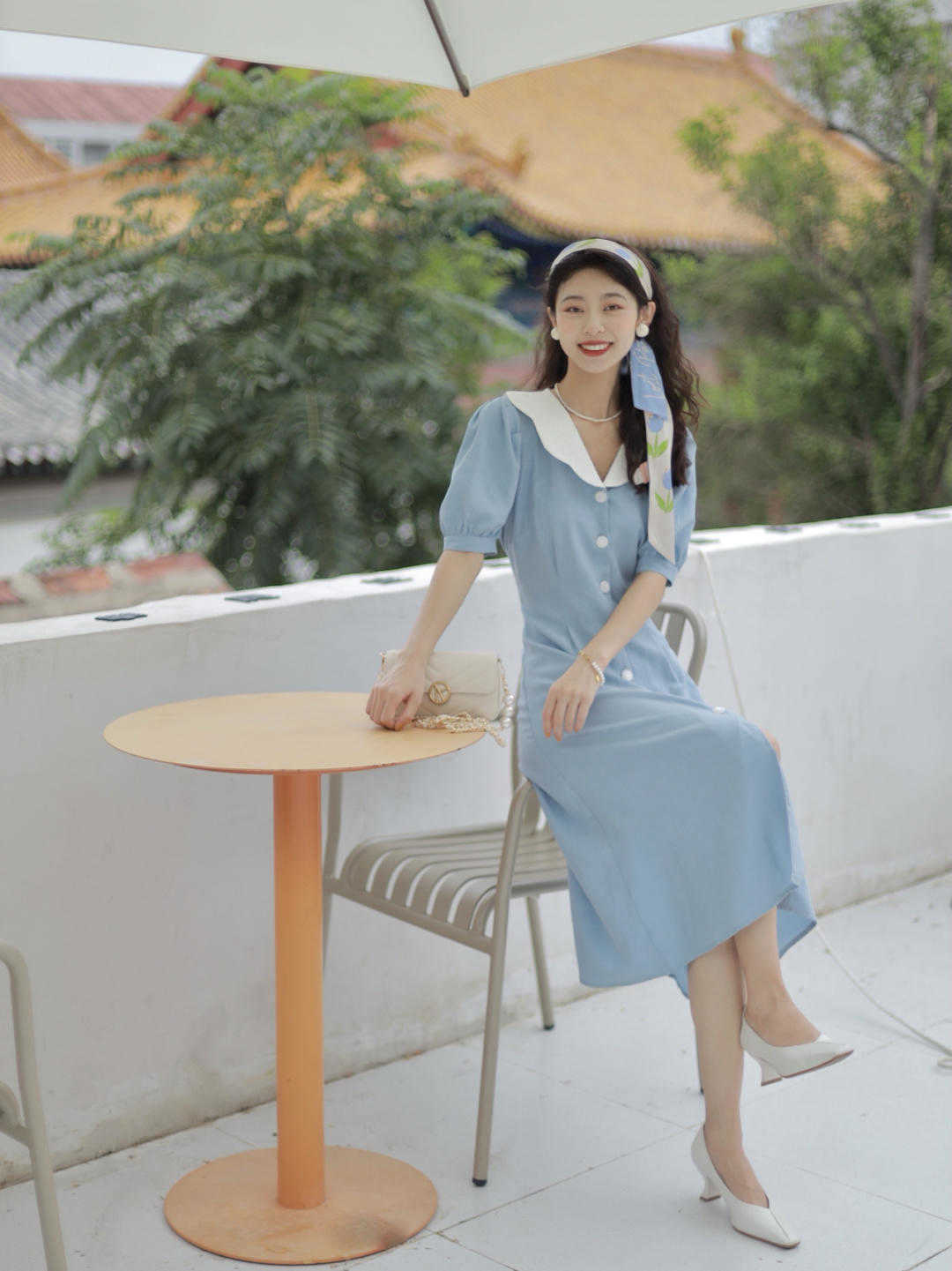 半身裙|复古穿搭的技巧公式，这几个配色更显年轻，高级洋气